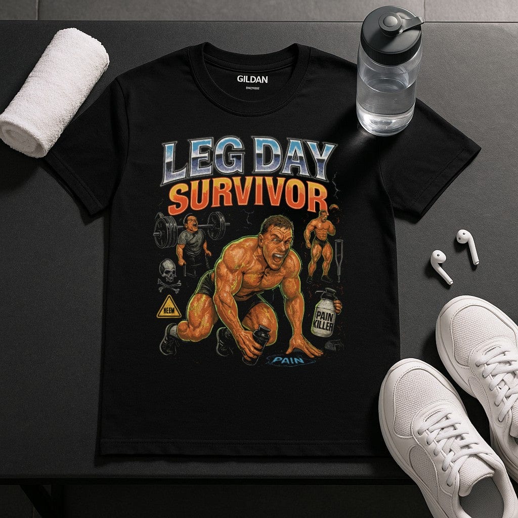 Leg Day Survivor Bootleg T-Shirt