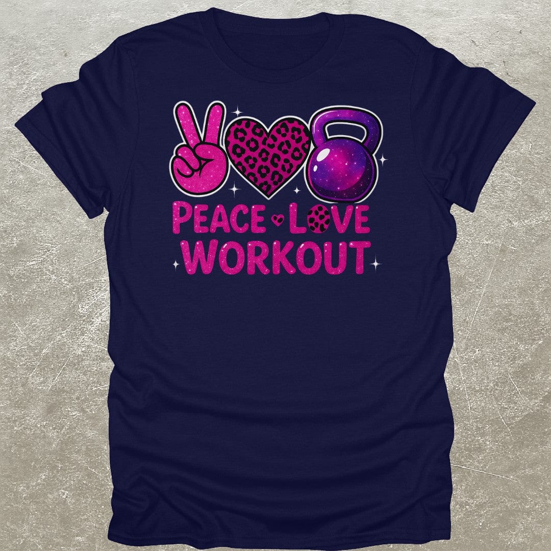 Peace Love Workout Gym T-Shirt