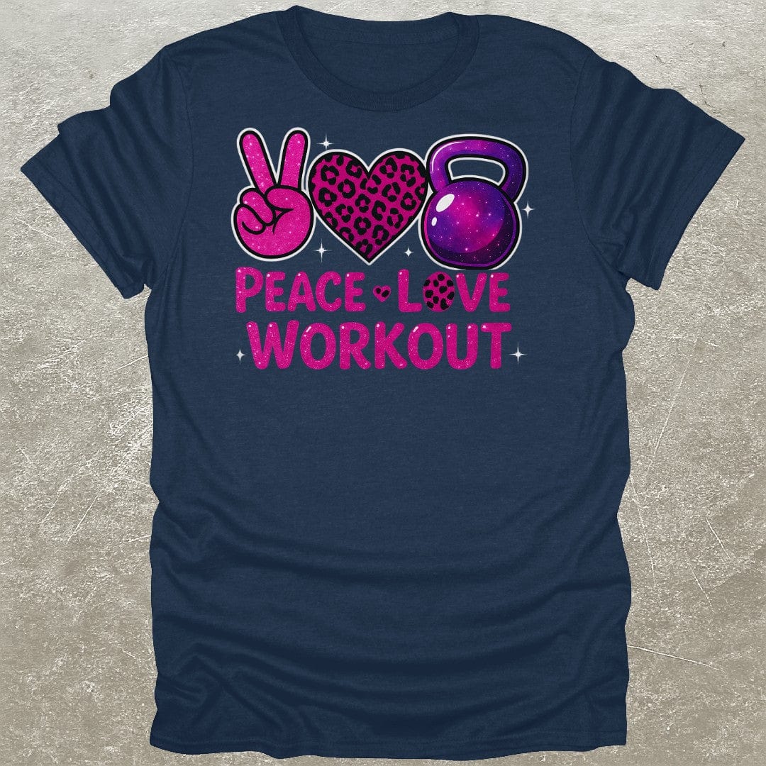 Peace Love Workout Gym T-Shirt
