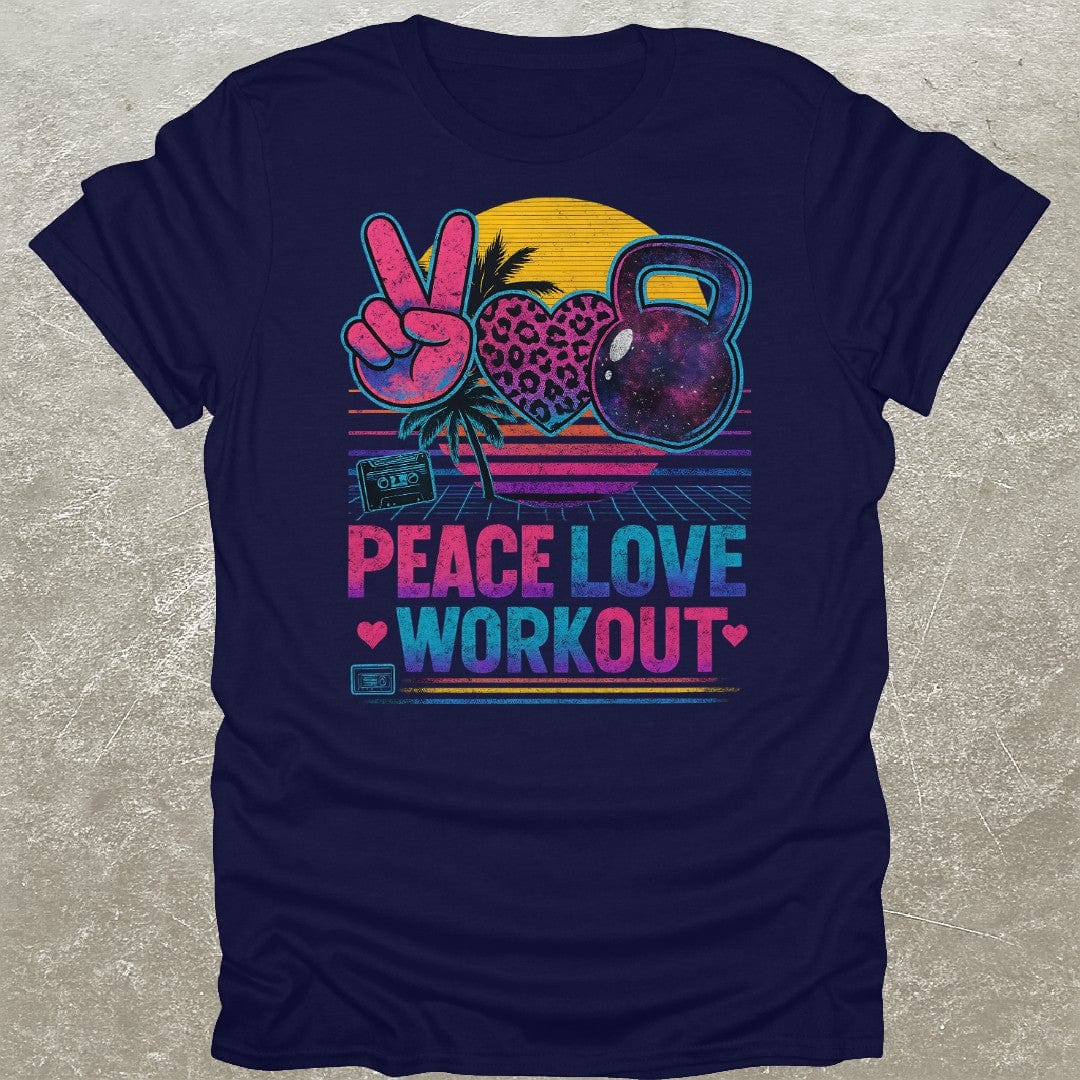 Peace Love Workout Gym T-Shirt