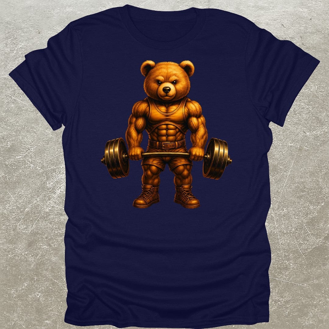 Buff Teddy Bear Deadlift Gym T-Shirt