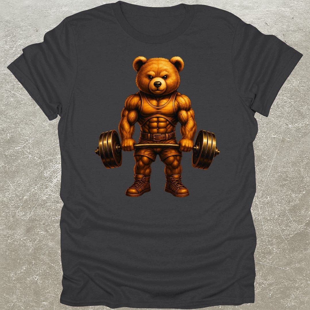 Buff Teddy Bear Deadlift Gym T-Shirt