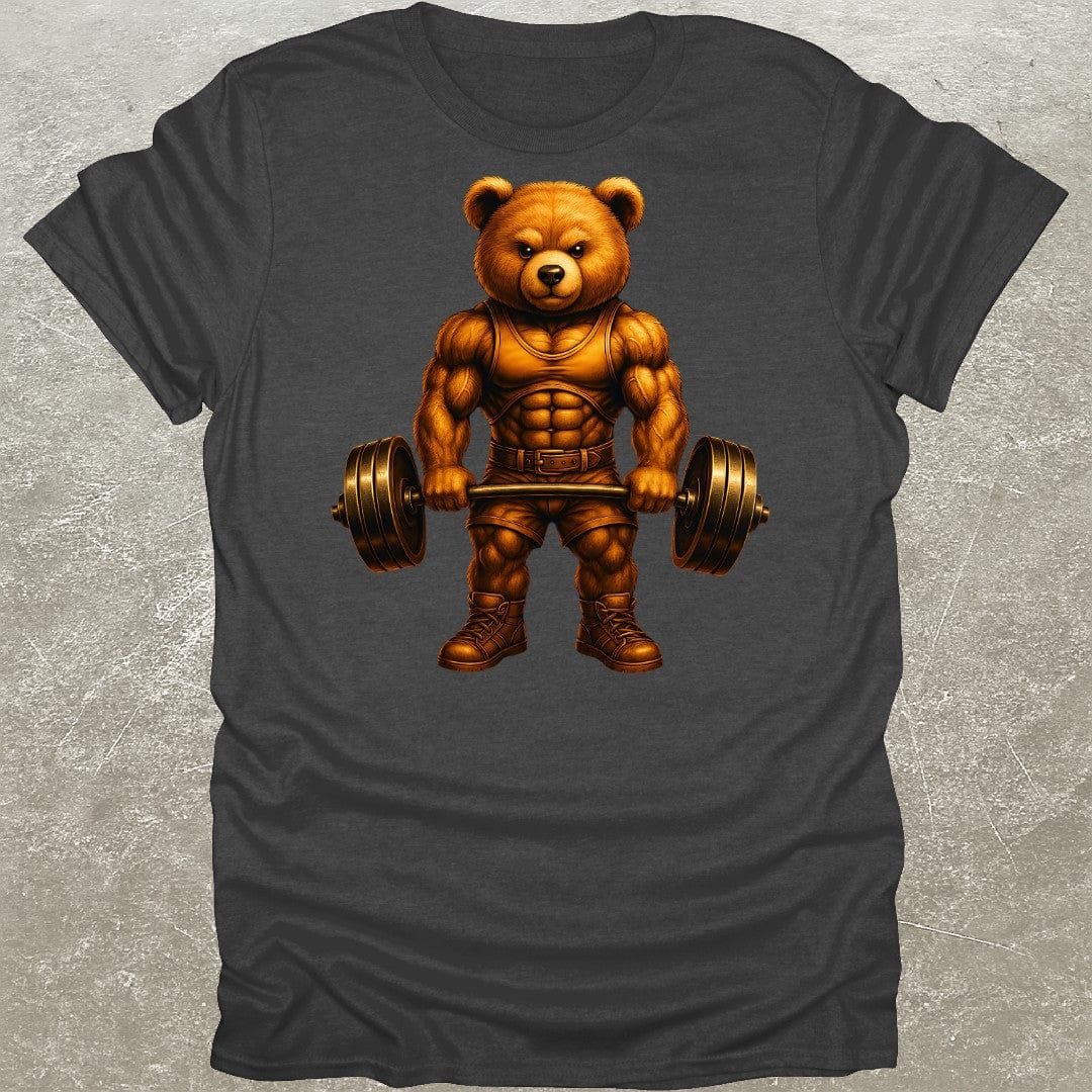 Buff Teddy Bear Deadlift Gym T-Shirt