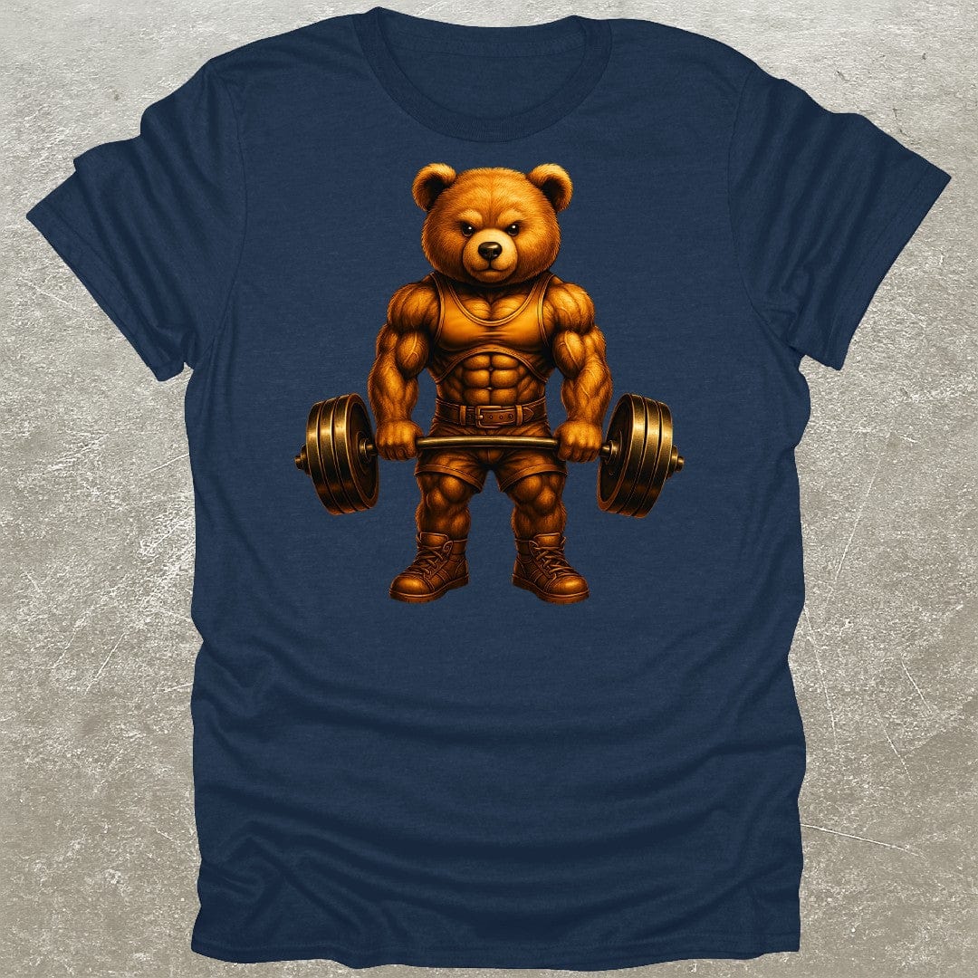 Buff Teddy Bear Deadlift Gym T-Shirt