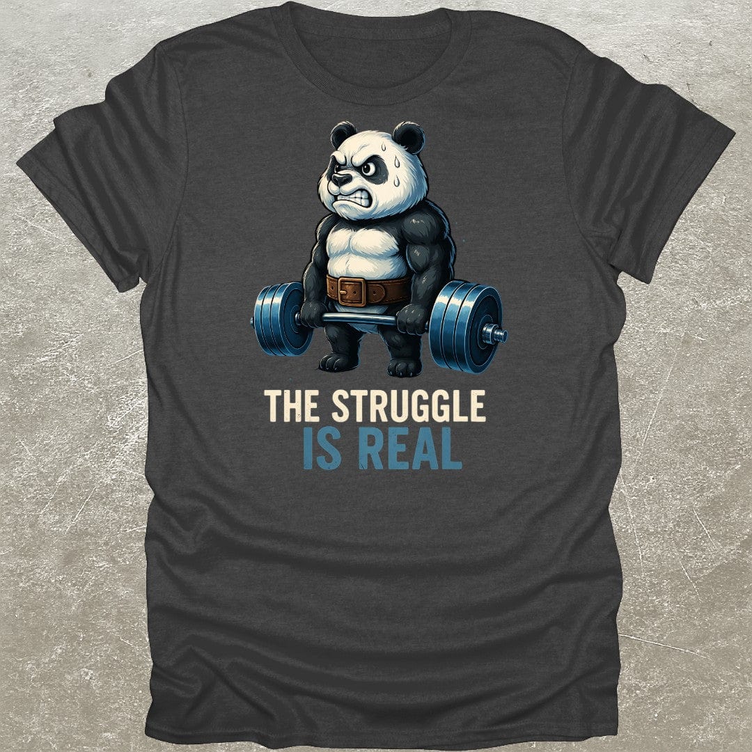Deadlifting Panda Gym T-Shirt