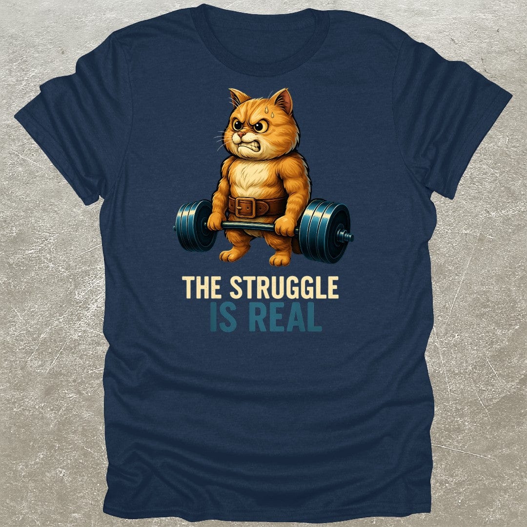 Deadlifting Cat Gym T-Shirt