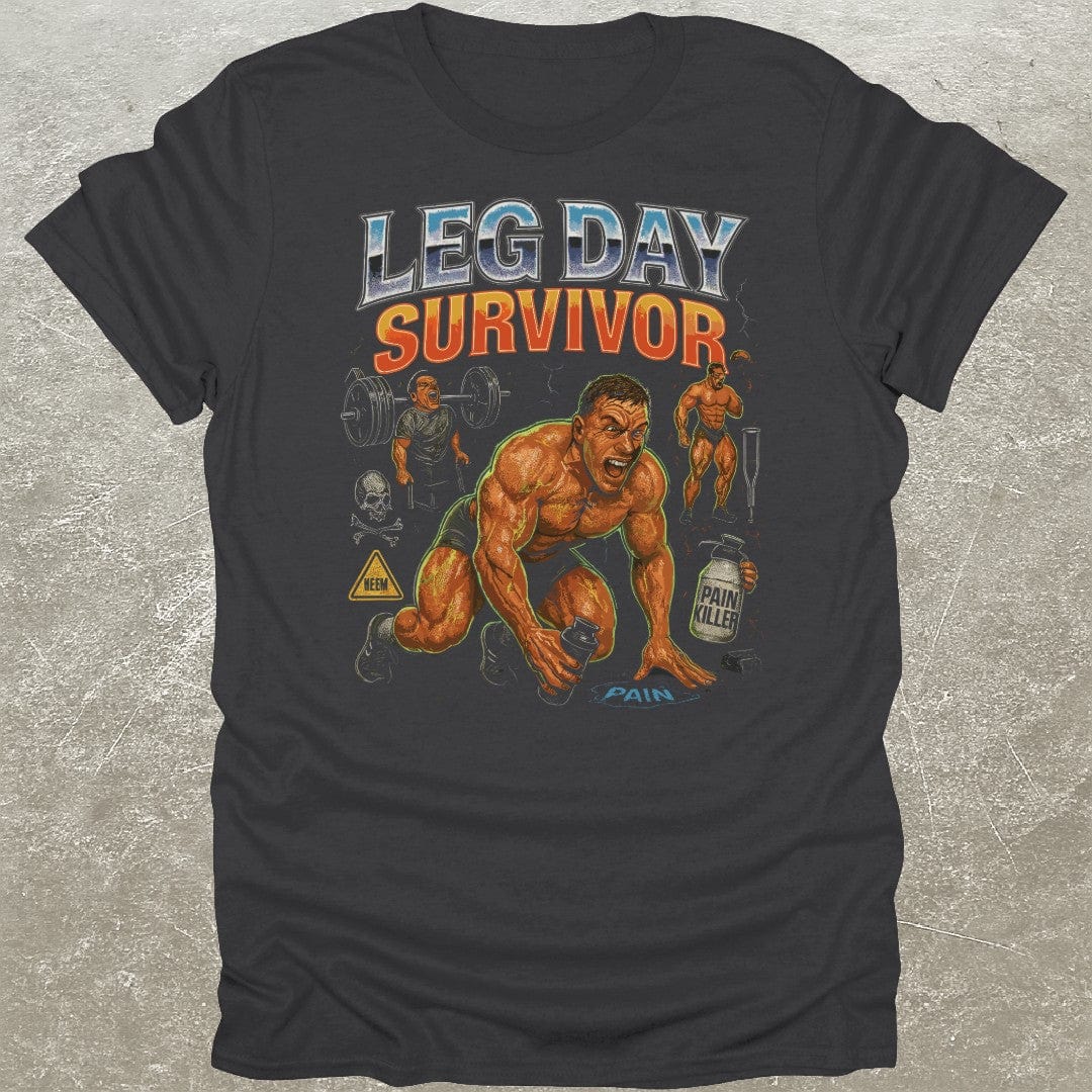 Leg Day Survivor Gym T-Shirt