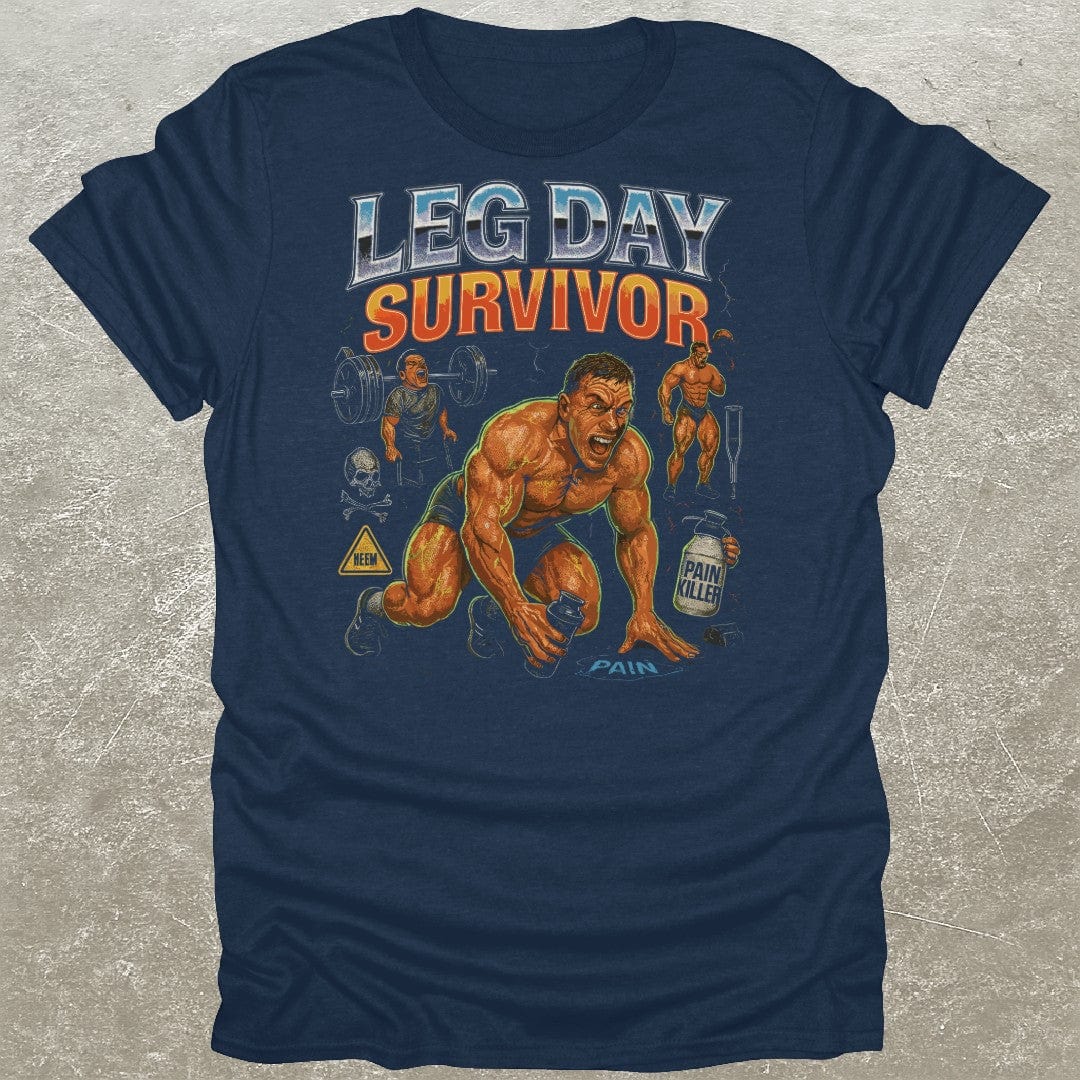 Leg Day Survivor Gym T-Shirt