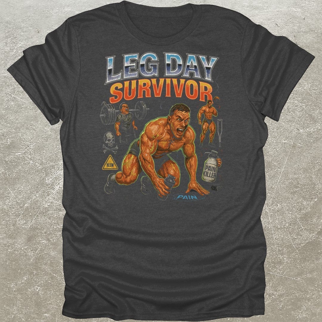 Leg Day Survivor Gym T-Shirt