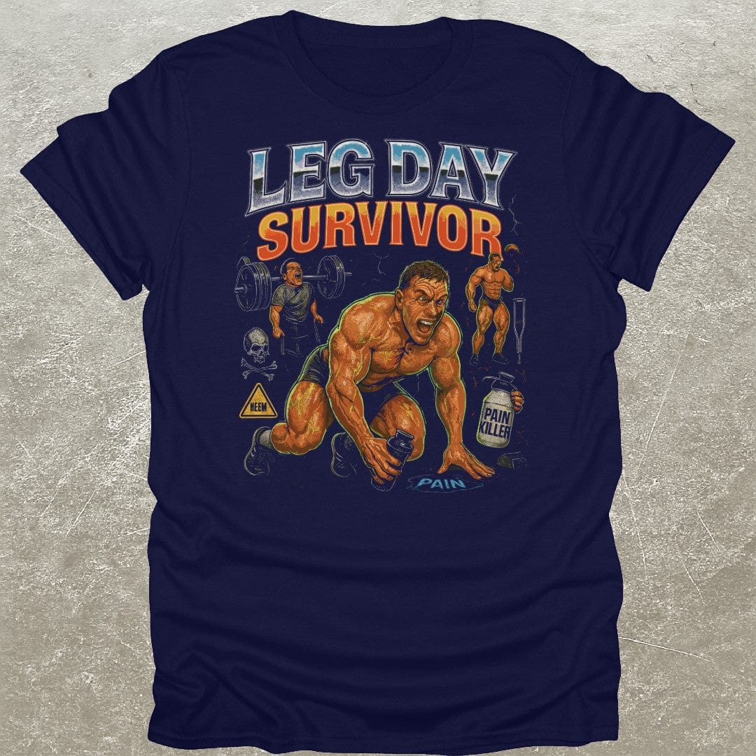 Leg Day Survivor Gym T-Shirt