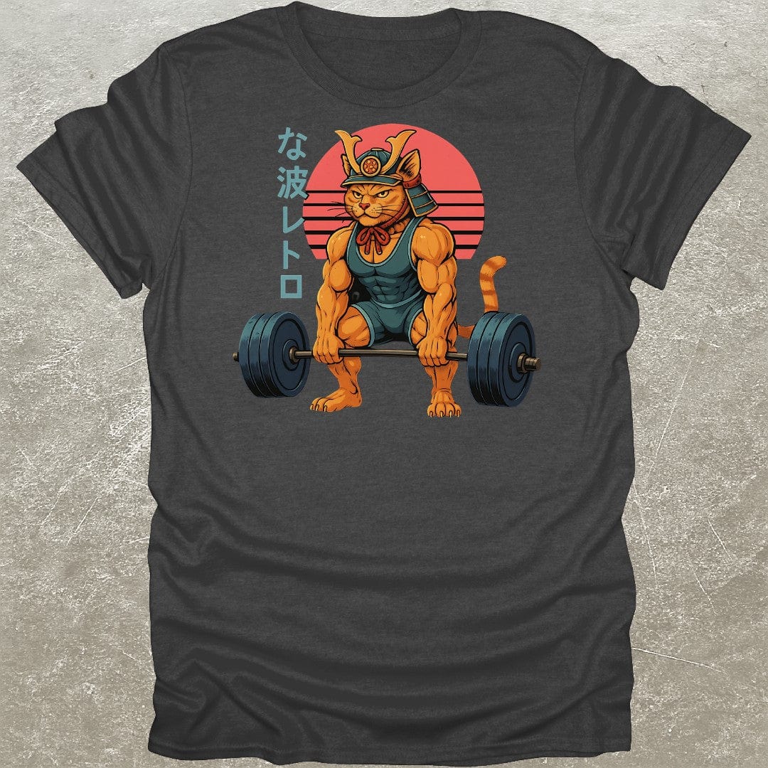 Japanese Cat Deadlift T-Shirt