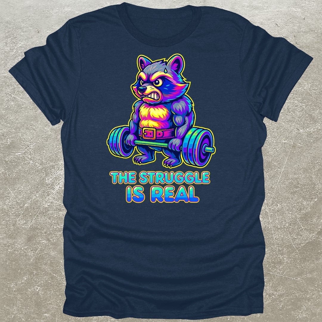 Raccoon Deadlift Y2K T-Shirt