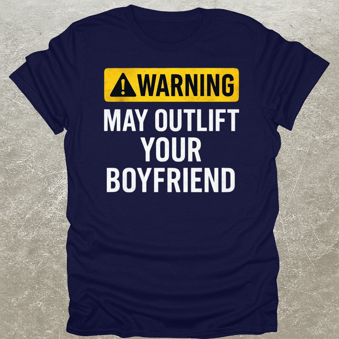 Warning Outlift Boyfriend T-Shirt