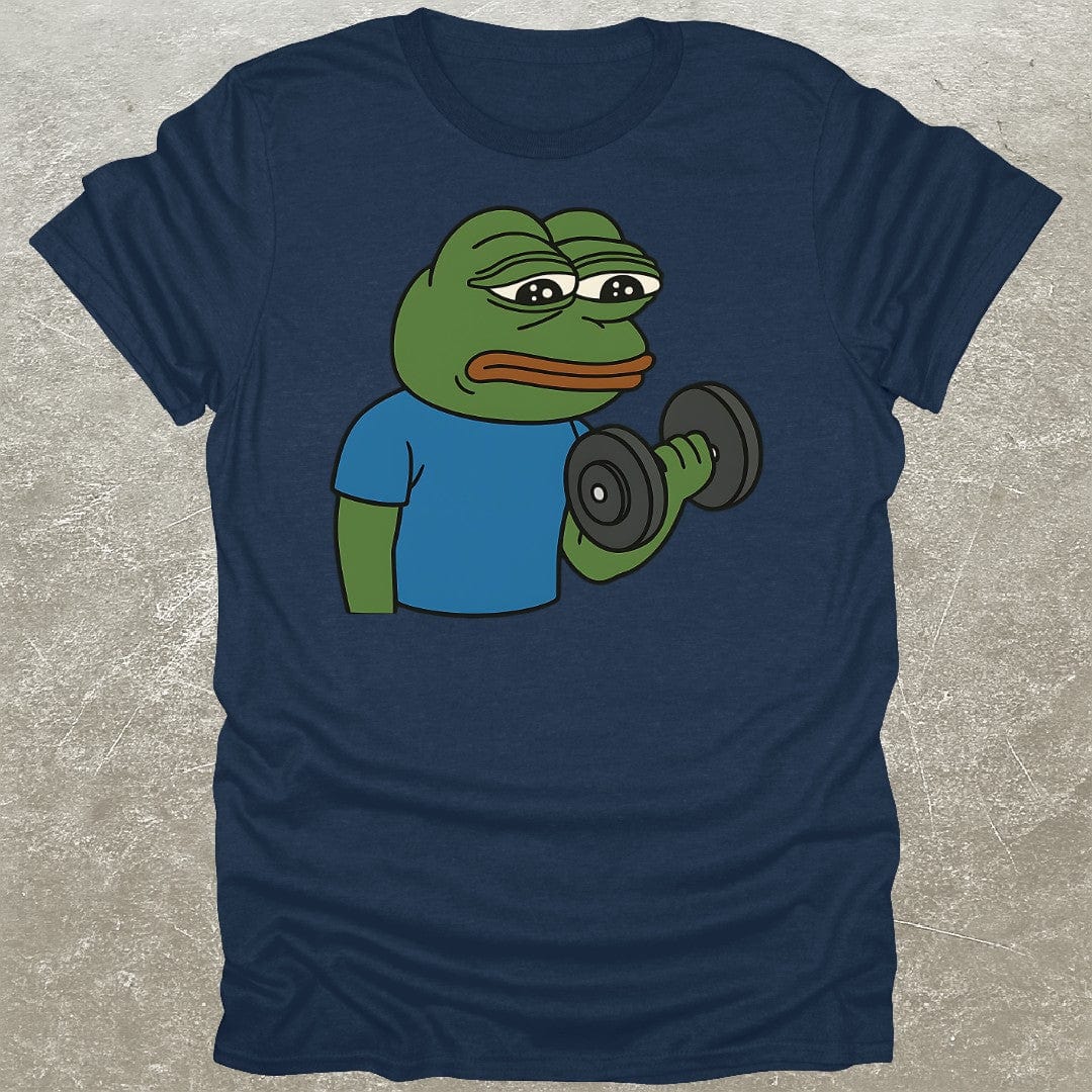 Curling Frog Meme T-Shirt