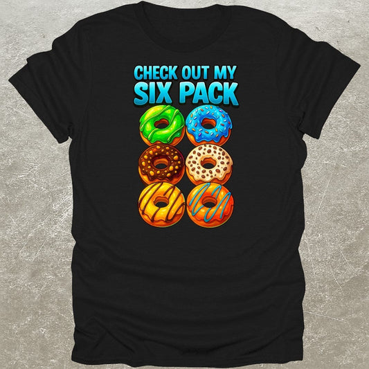 6 Pack Donuts Funny Gym T-Shirt