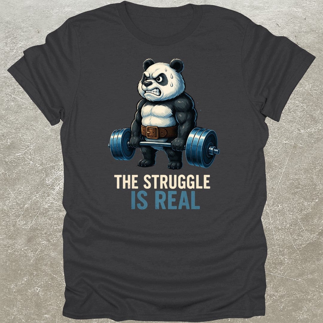 Deadlifting Panda Gym  T-Shirt