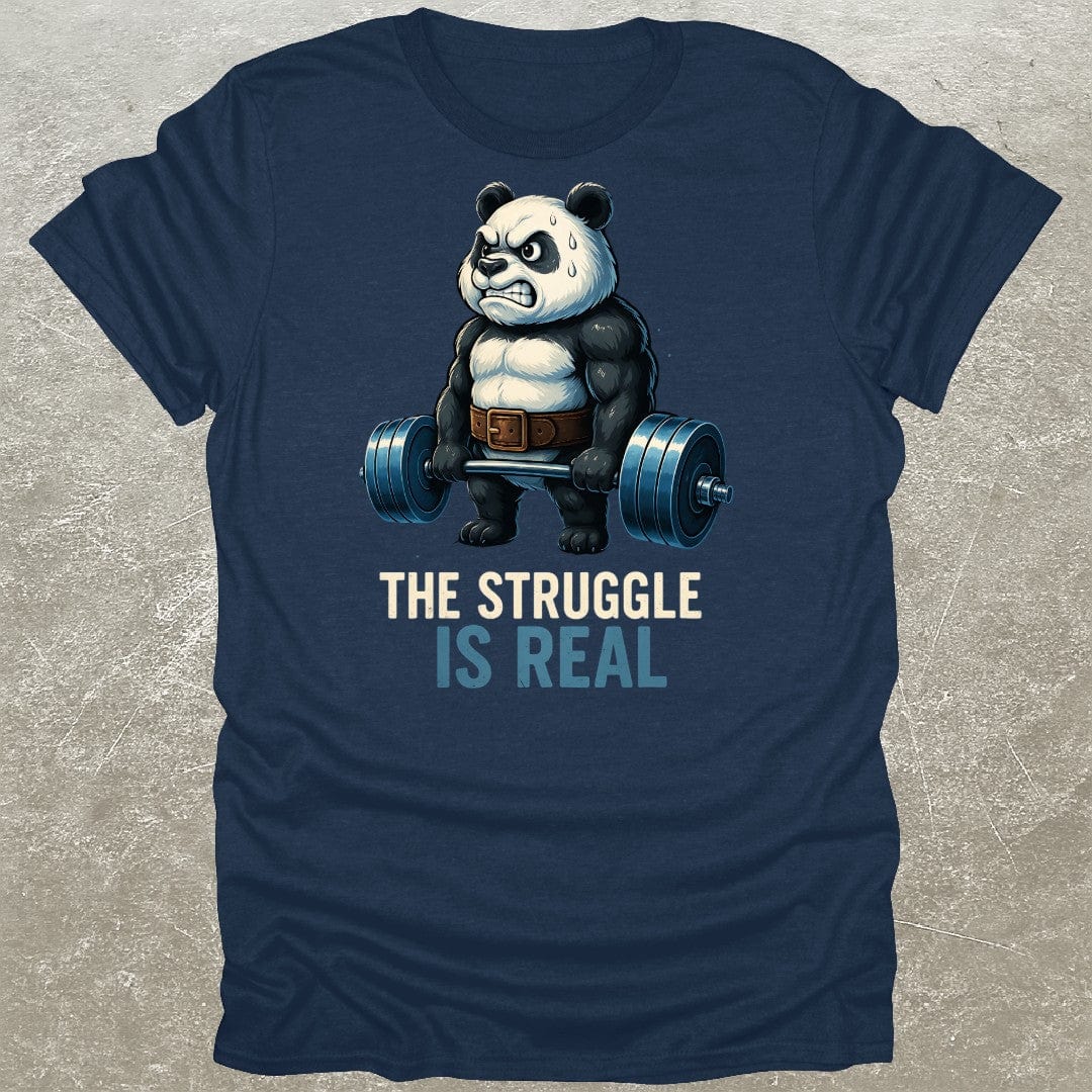 Deadlifting Panda Gym  T-Shirt