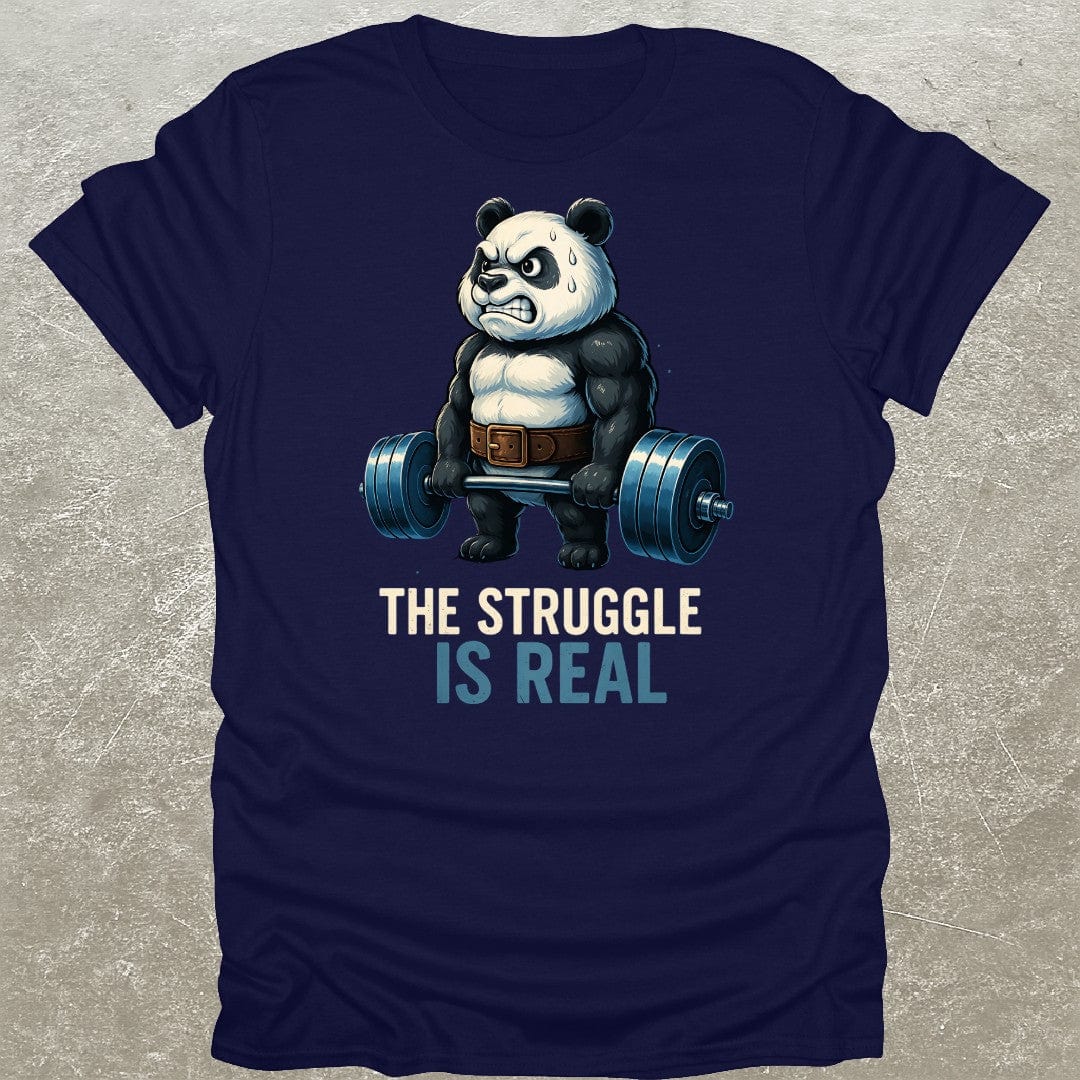Deadlifting Panda Gym  T-Shirt