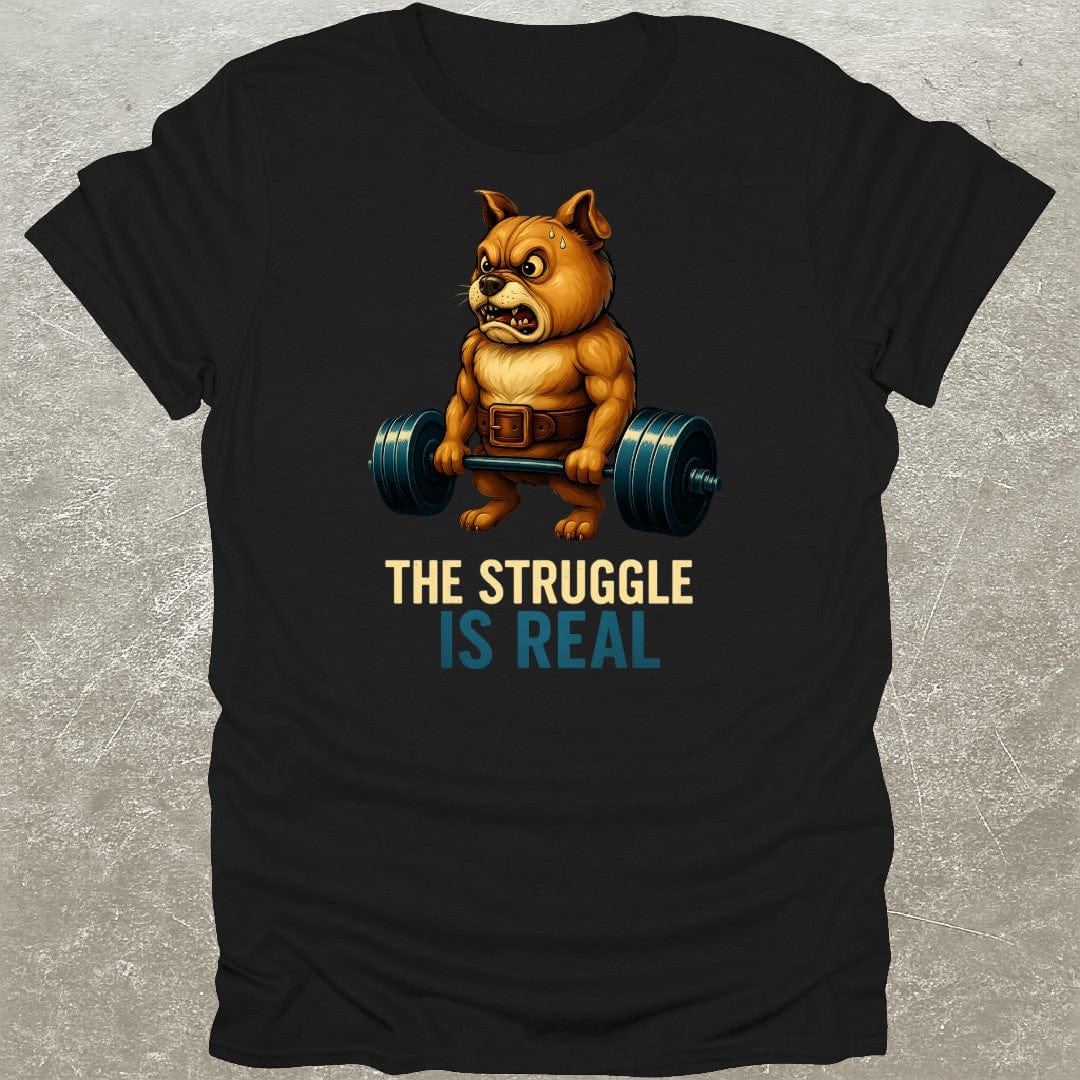 Deadlifting Dog Gym T-Shirt