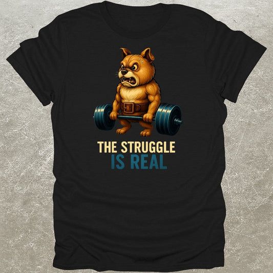 Deadlifting Dog Gym T-Shirt
