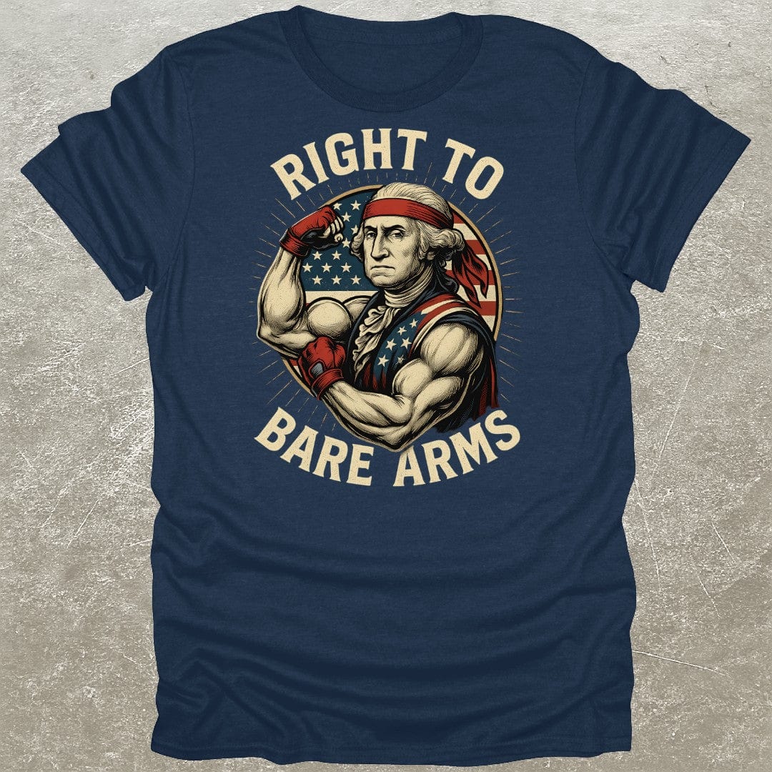 Right To Bare Arms Funny Gym T-Shirt