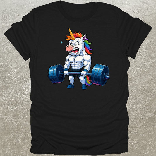 Deadlifting Unicorn Gym T-Shirt