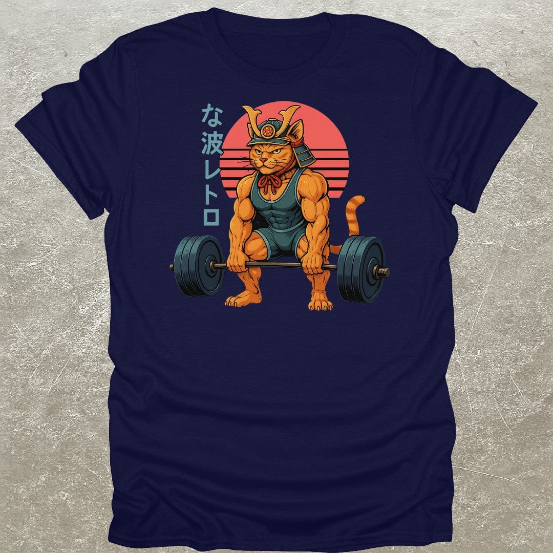 Japanese Cat Deadlift T-Shirt
