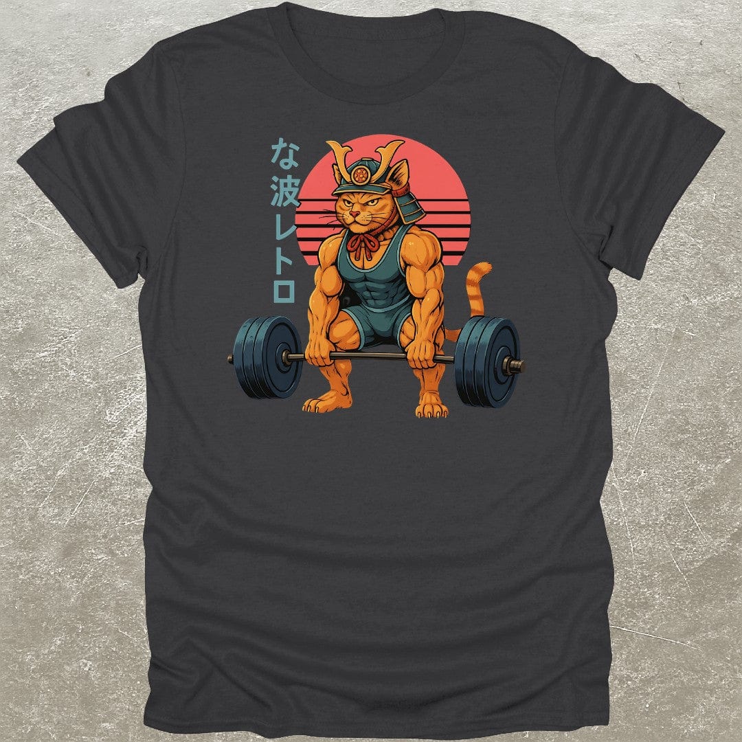Japanese Cat Deadlift T-Shirt