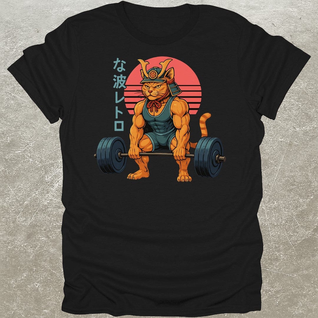 Japanese Cat Deadlift T-Shirt