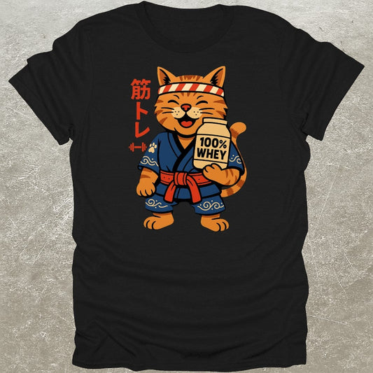 Japanese Cat Gym T-Shirt