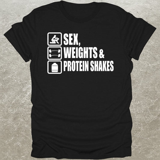Sex Weights Shakes T-Shirt