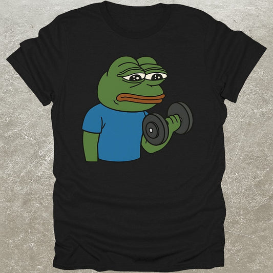 Curling Frog Meme T-Shirt