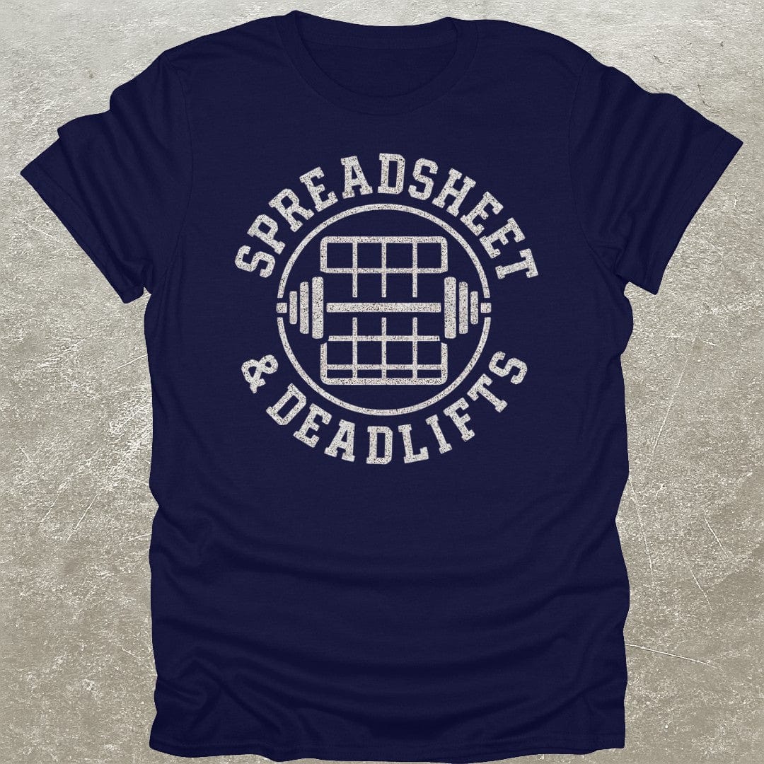 Spreadsheet & Deadlifts T-Shirt