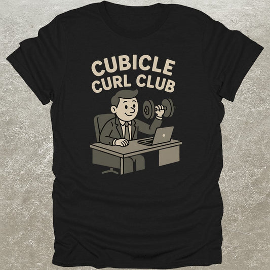 Cubicle Curl Club T-Shirt